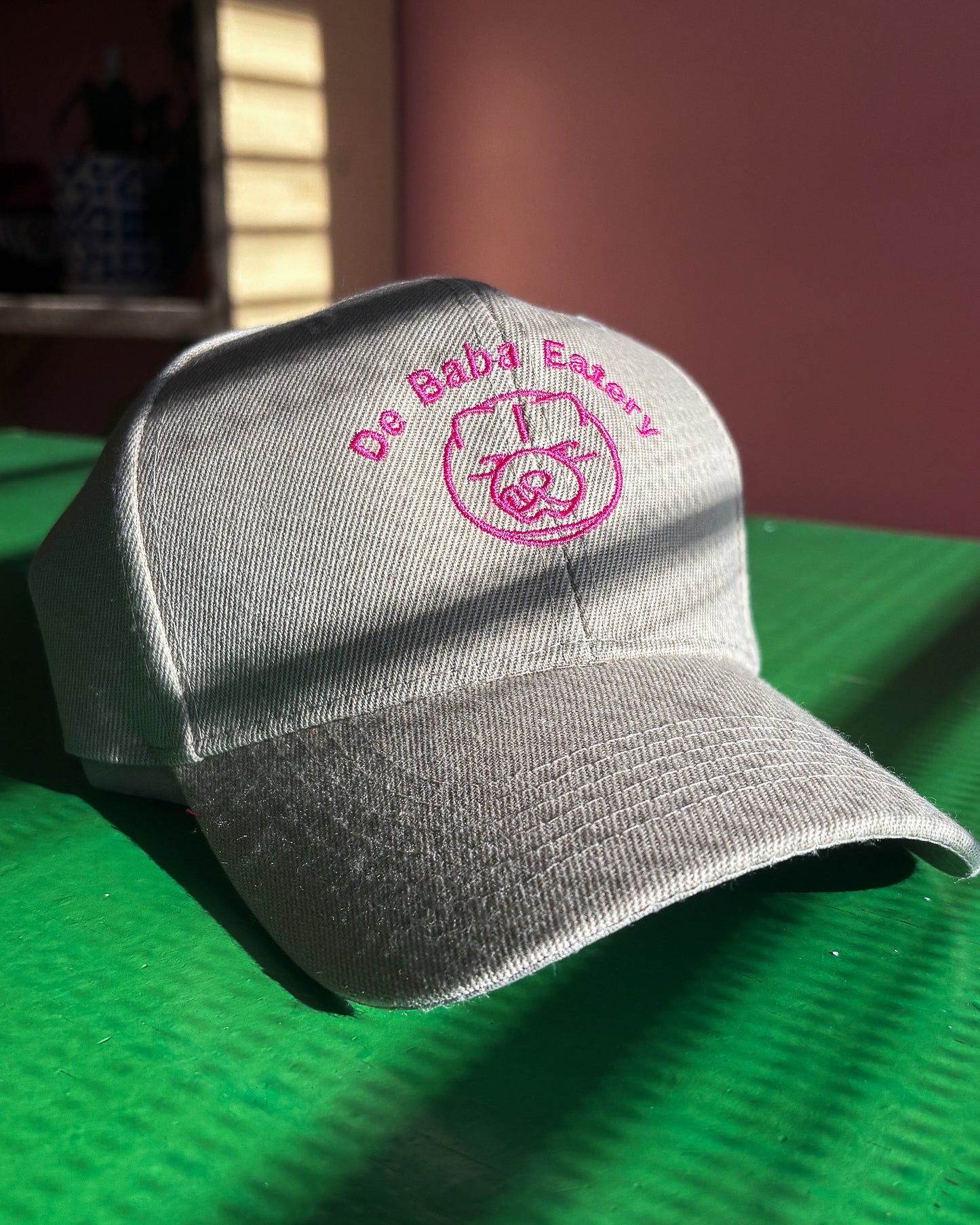 De Baba Baseball Cap Grey