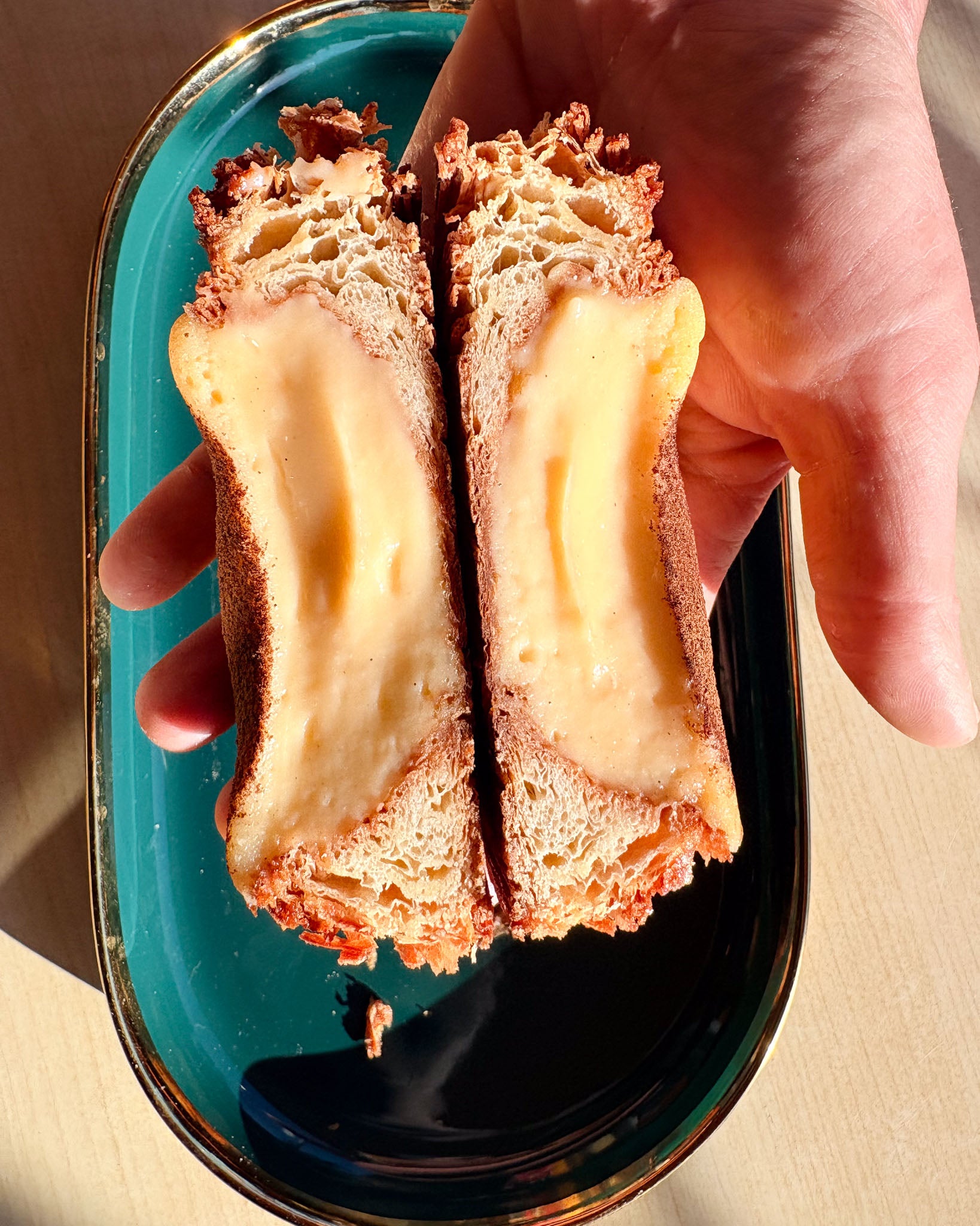 Milk Tart Filled Croissant