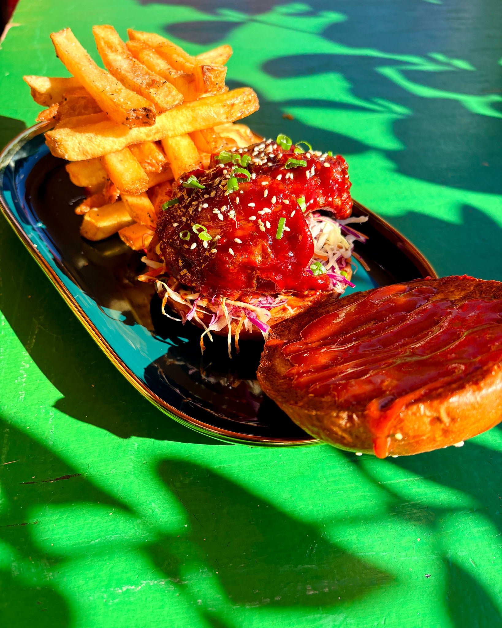 Korean Fried Chicken Burger