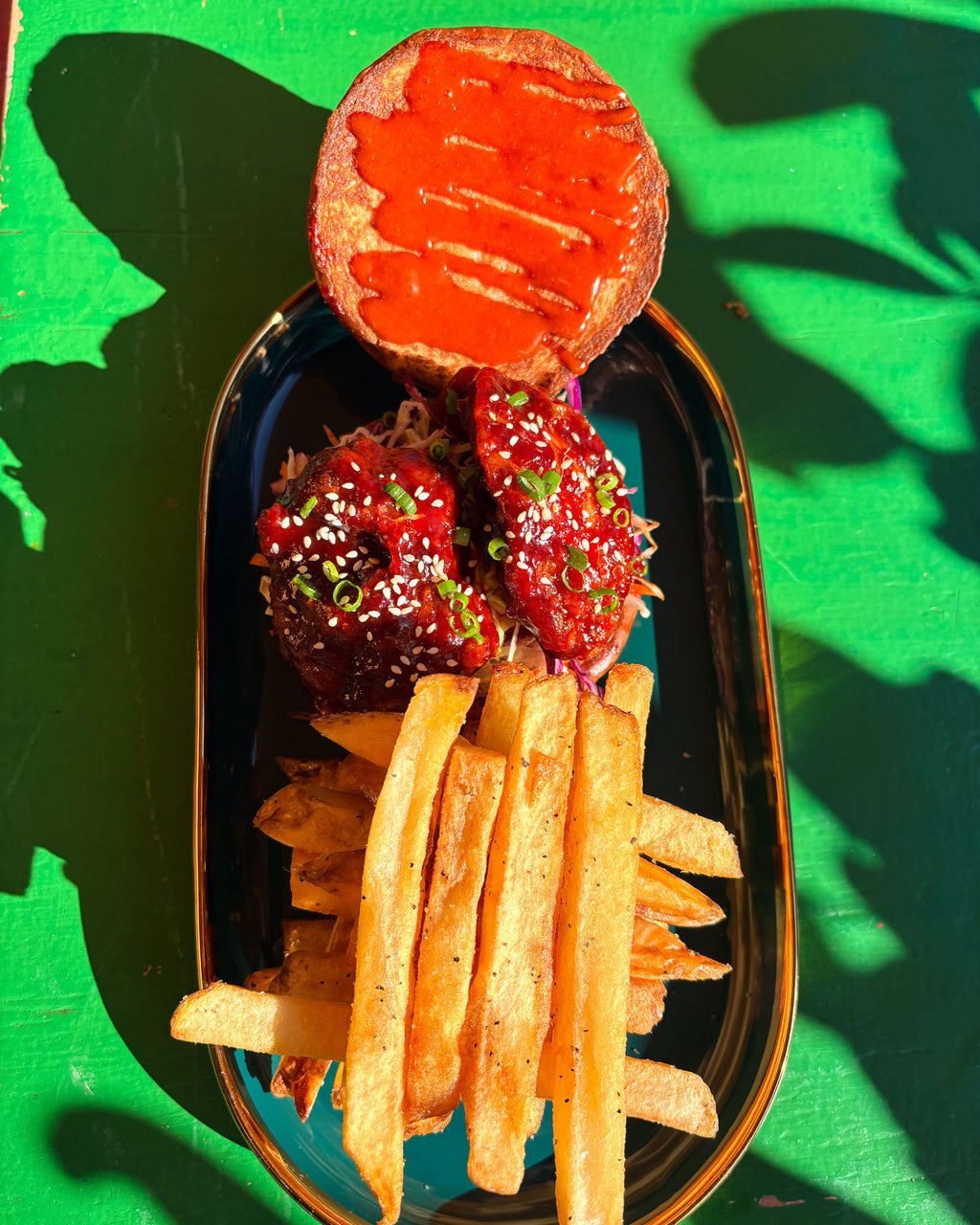 Korean Fried Chicken Burger