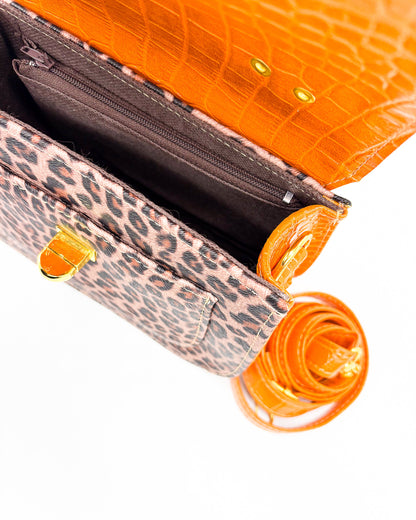 Gill Leopard Print Orange - DR PACHANGA