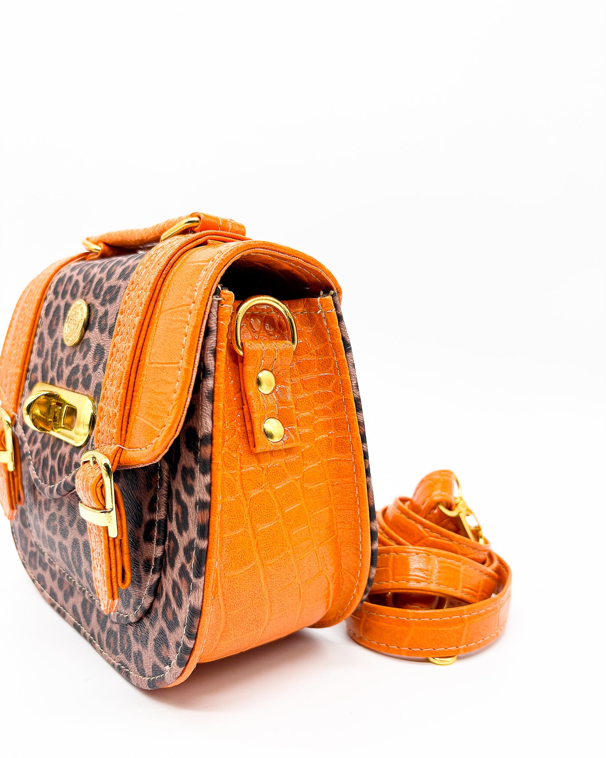 Gill Leopard Print Orange - DR PACHANGA