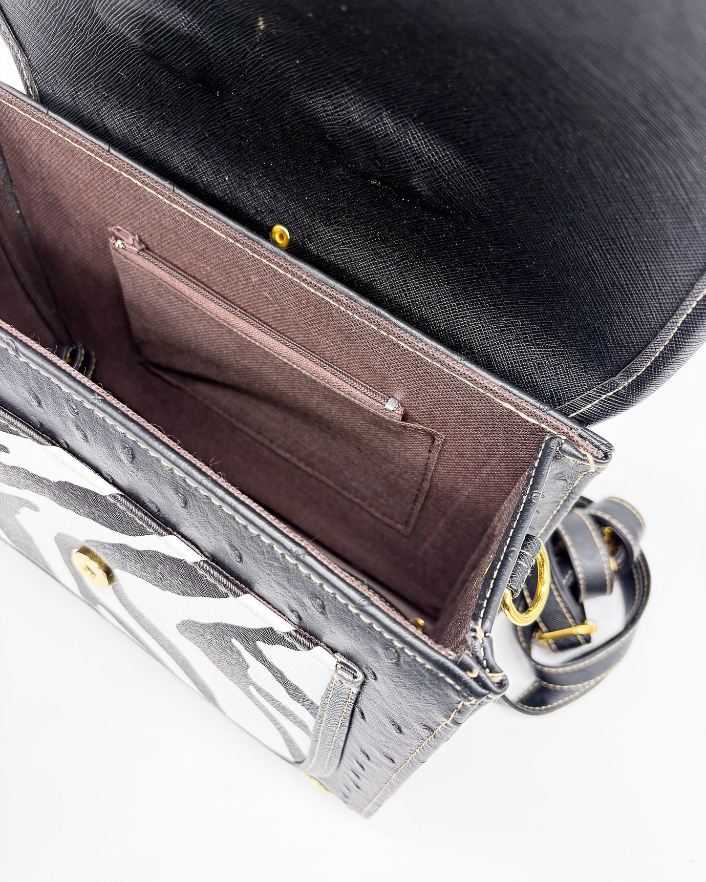 Olenga Black Zebra Print