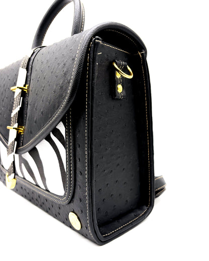 Olenga Black Zebra Print