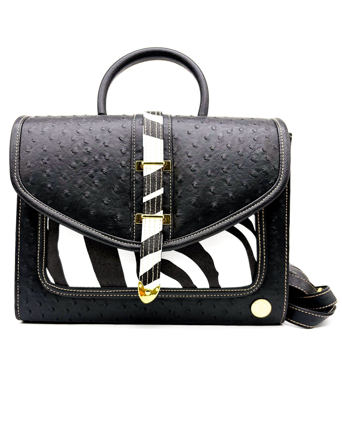 Olenga Black Zebra Print