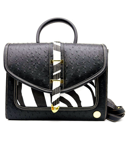 Olenga Black Zebra Print