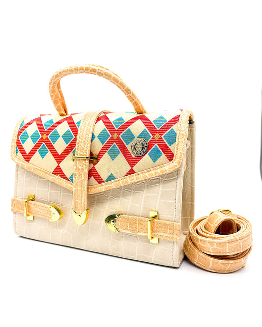 Dolongo Oatmeal Argyle Print - DR PACHANGA