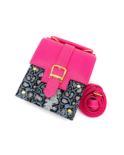 Yakira Grey Print Pink