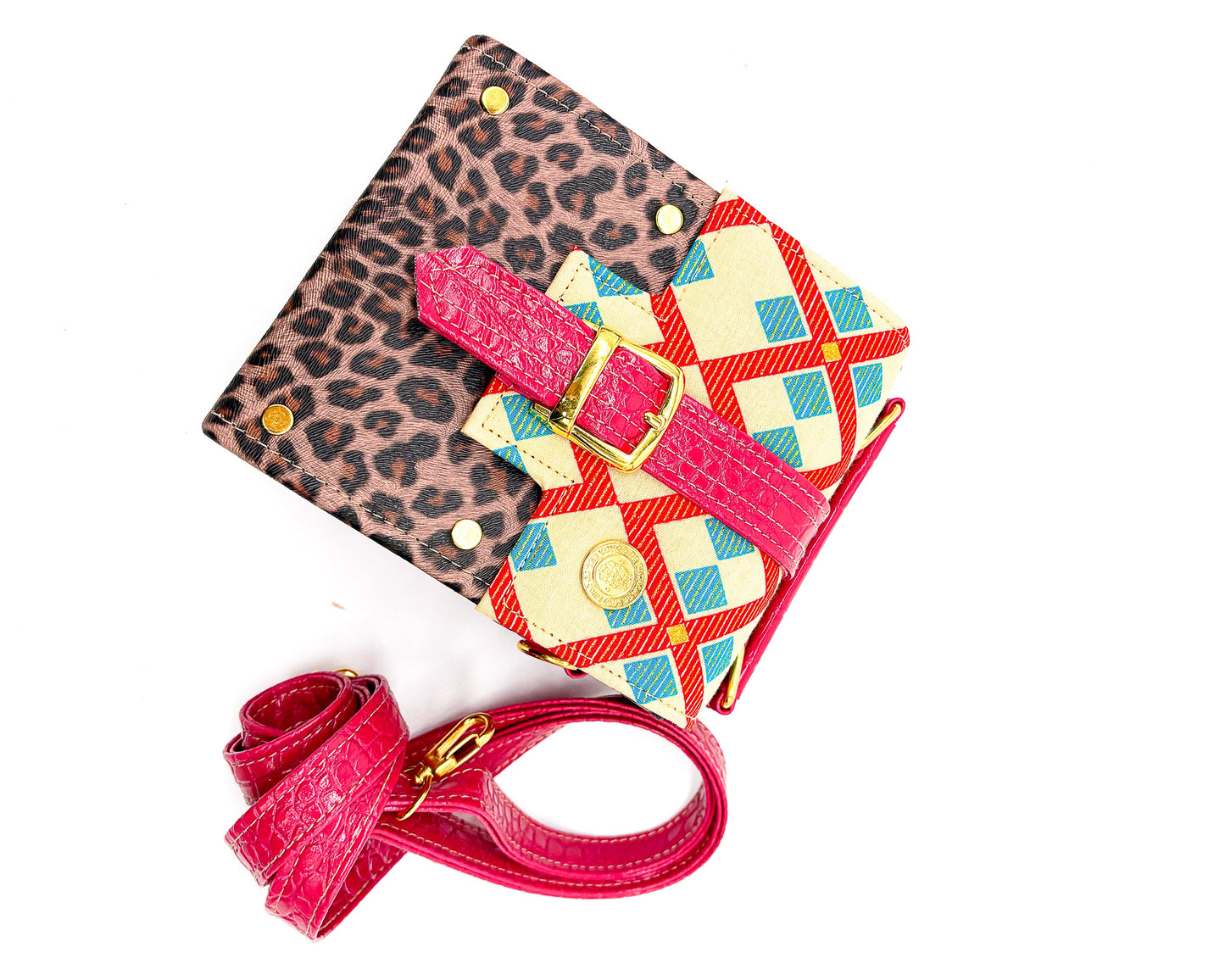 Yakira Leopard Argyle Print