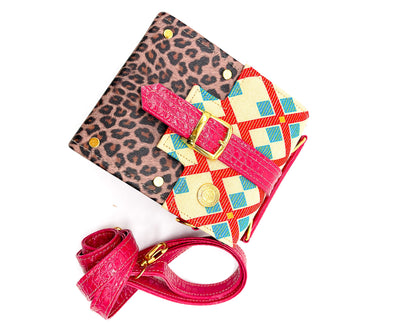 Yakira Leopard Argyle Print