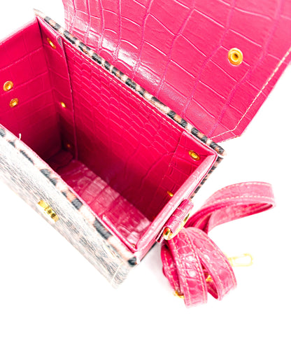 Yakira Leopard Argyle Print